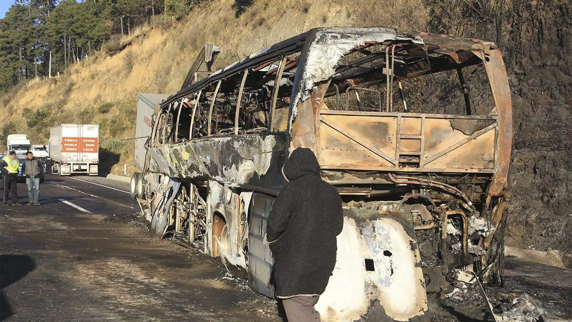 Incendio de autobús